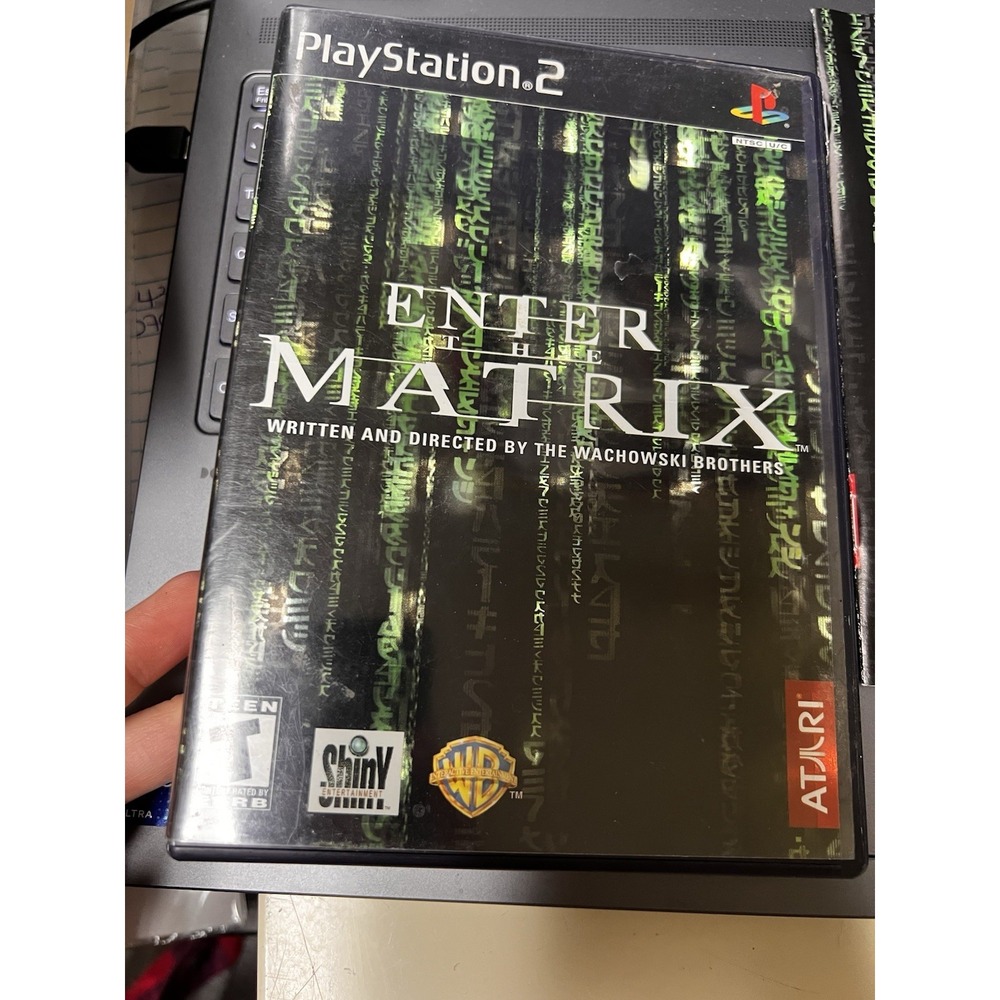 Enter The Matrix Sony PlayStation 2 PS2 Game Atari SLUS-20454 Complete CIB